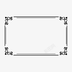 合格证边框素材