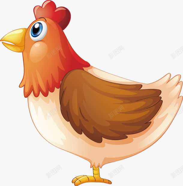 一只可爱的卡通鸡侧身图png免抠素材_88icon https://88icon.com 侧面图 养鸡场 农场 动物 卡通 可爱 家禽 小鸡妈妈 母鸡 鸡 鸡生蛋