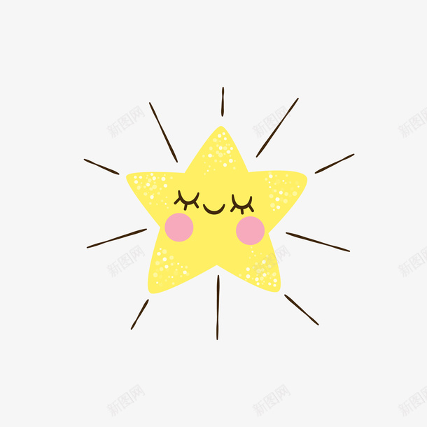 黄色发光的小星星矢量图eps免抠素材_88icon https://88icon.com 发光 发光的 发光的小星星 可爱 可爱的小星星 黄色 黄色星星 矢量图