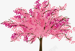 美丽樱花树素材