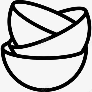 瓷器碗菜图标图标