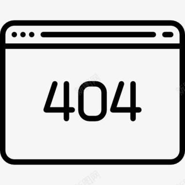 计算机错误404图标图标