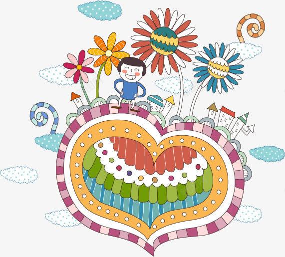 梦幻天真装饰儿童画png免抠素材_88icon https://88icon.com 幼儿园教案参考 幼儿美术读物插图 梦幻天真装饰儿童画 装饰画