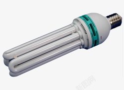 U行灯管一根螺旋接头4U型的灯管的荧光高清图片