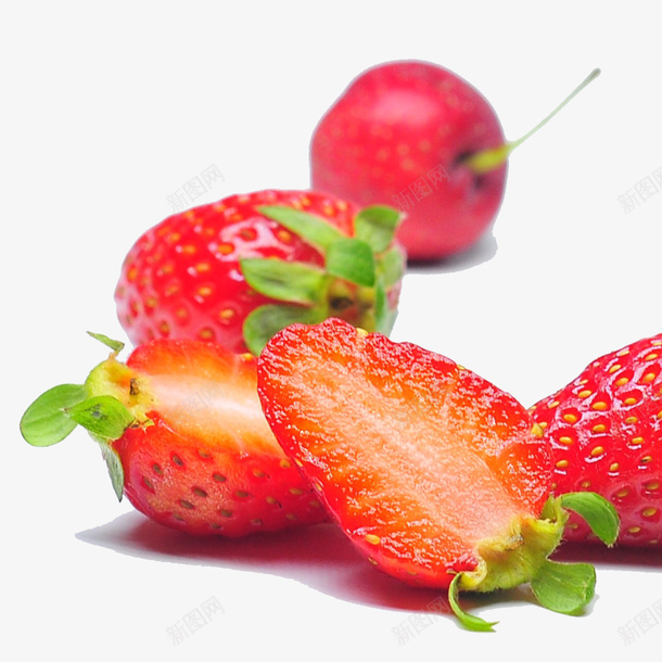 草莓切开的草莓水果苹果png免抠素材_88icon https://88icon.com 切开的草莓 水果 苹果 草莓 草莓剖面
