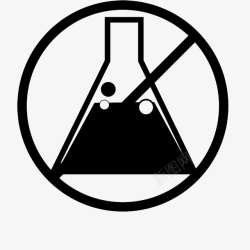 发展标志卡通化学实验的烧杯图标高清图片