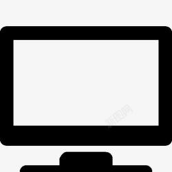 宽条纹家用宽屏电视图标高清图片