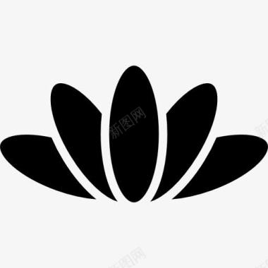 佛教佛教的莲花图标图标
