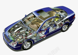 汽车零部件3D汽车部件结构图高清图片