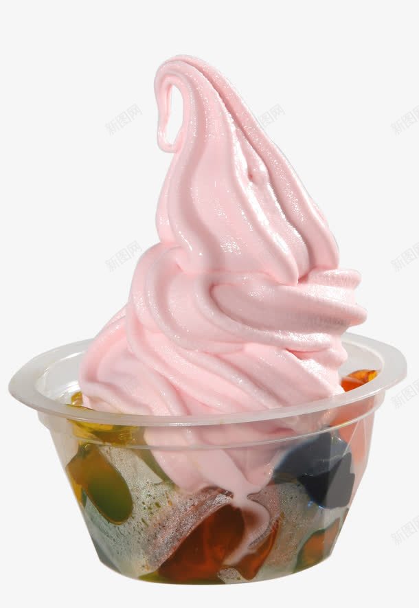 一杯美味冰激凌png免抠素材_88icon https://88icon.com 产品实物 冰激凌 夏季冷饮 摄影 甜品店 粉色冰激凌 美味