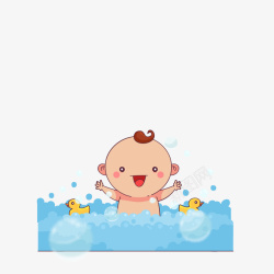 宝宝洗澡洗澡宝宝高清图片