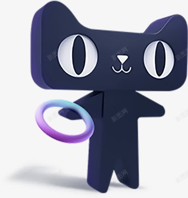 立体天猫装饰png免抠素材_88icon https://88icon.com 人物 促销 卡通 双十二 天猫 舞台 装饰