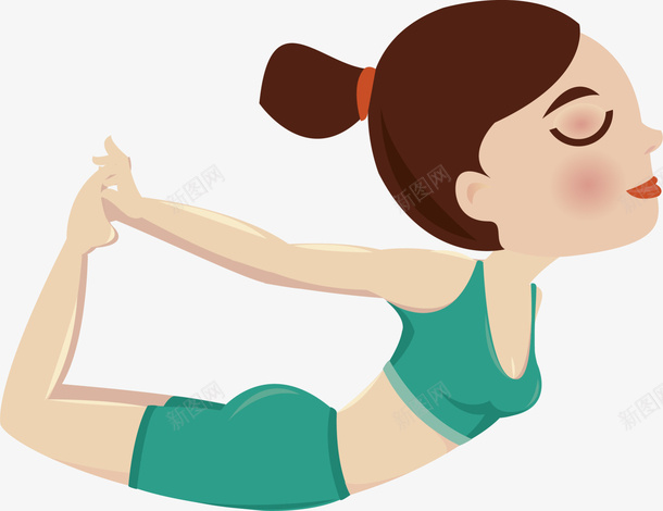 拉伸运动的美丽女人png免抠素材_88icon https://88icon.com 健身 抬腿 拉伸运动 瑜伽 美丽女人 高难度
