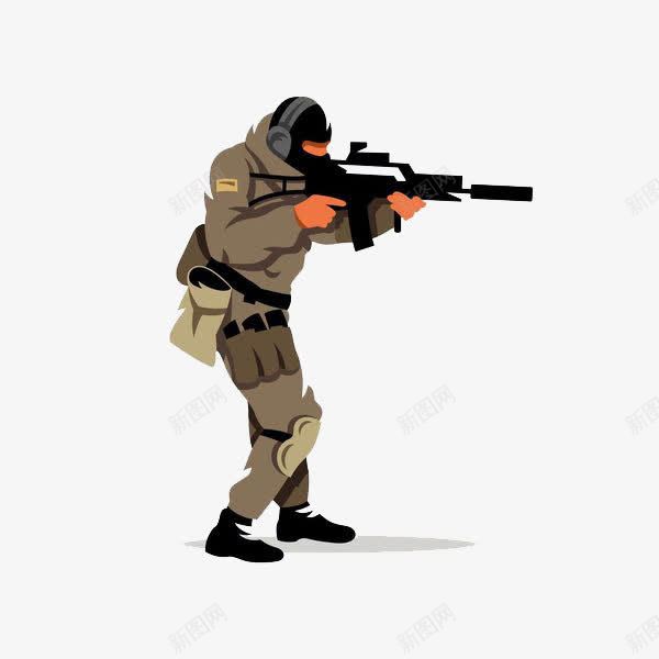 武装射击的军人png免抠素材_88icon https://88icon.com 保卫 保家卫国 兵人 军人 卡通 卫兵 士兵 小兵 当兵 战士 新兵 正义 武装 设计