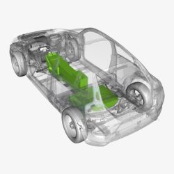 汽车发动机分解新能源汽车解剖图高清图片