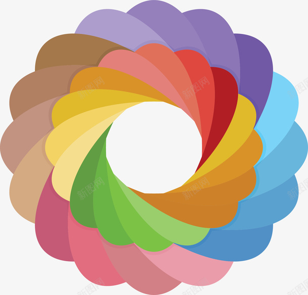 七色彩虹螺旋花纹矢量图ai免抠素材_88icon https://88icon.com 彩色花纹 彩虹边框 矢量png 螺旋 螺旋花纹 螺旋边框 矢量图
