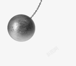 重力测量金属球摆锤高清图片
