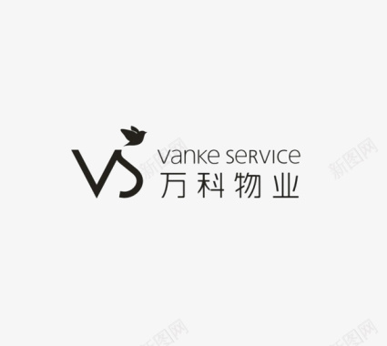 商业封面设计万科物业logo商业图标图标