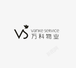 万科物业新logo设计万科物业logo商业图标高清图片