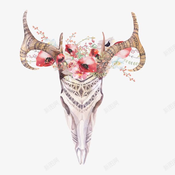 手绘鹿头png免抠素材_88icon https://88icon.com 动物 小清新 手绘鹿头 波西米亚风 灰色的鹿头 鹿 鹿头像 鹿角