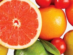 红肉橙子甜美水果红橙高清图片