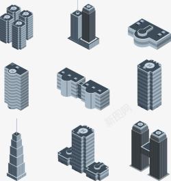 房地产网页立体房子建筑高清图片