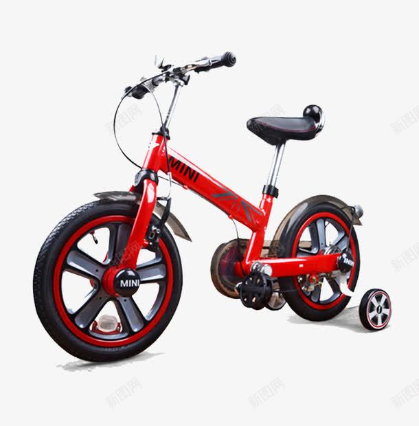 红色自信车png免抠素材_88icon https://88icon.com 儿童玩具 玩具 玩具车 自行车玩具