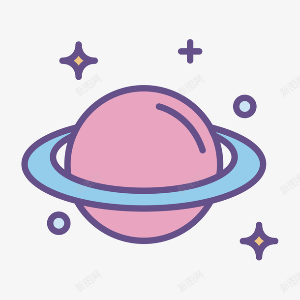 卡通手绘宇宙卫星矢量图ai免抠素材_88icon https://88icon.com AI源文件 卡通卫星 卡通卫星矢量 卡通宇宙卫星 卡通行星 卫星 手绘航空航天 矢量图