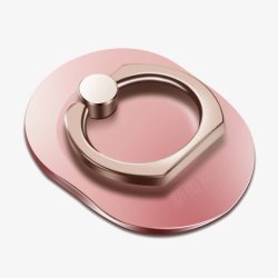 粉色苹果7玫瑰金微弧手机指环支架高清图片