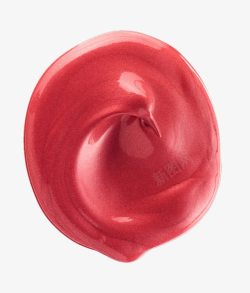 红色唇彩膏体渲染图素材