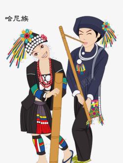 少数民族卡通人物素材