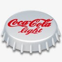 可口可乐光提示能量提示汽水瓶盖素材