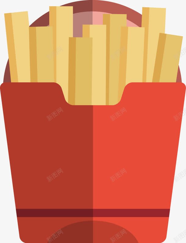 扁平化食物和厨具png免抠素材_88icon https://88icon.com KFC 华莱士 薯条 食物 麦当劳