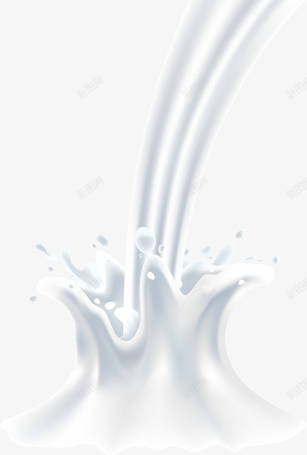 倾倒白色牛奶png免抠素材_88icon https://88icon.com 倾倒牛奶 动态牛奶 牛奶水流 牛奶水滴 白色牛奶 飞溅 饮料