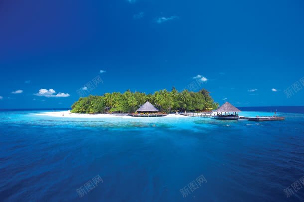 海洋上的小岛沙滩jpg设计背景_88icon https://88icon.com 小岛 沙滩 海洋