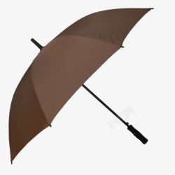 长柄雨伞自动开收黑胶天堂伞素材