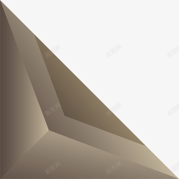 灰色立体三角形png免抠素材_88icon https://88icon.com 3D三角形 棱角 灰色三角形 白色光晕 立体三角形 质感