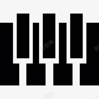 钢琴七钢琴键图标图标