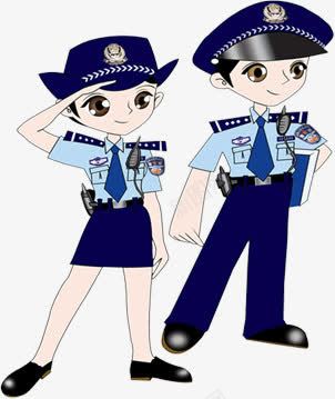 卡通合成警察叔叔png免抠素材_88icon https://88icon.com 卡通 叔叔 合成 警察