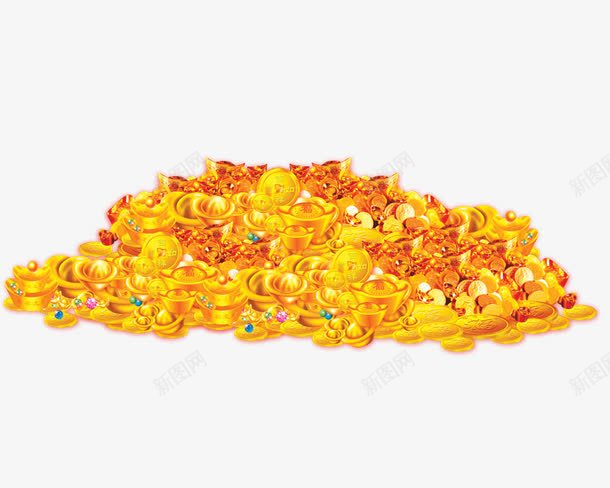 金银珠宝png免抠素材_88icon https://88icon.com 元宝 金元宝 金币 金银珠宝 钱
