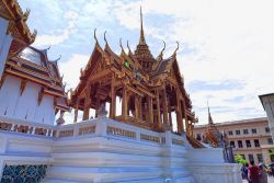东南亚旅游曼谷大皇宫景色高清图片