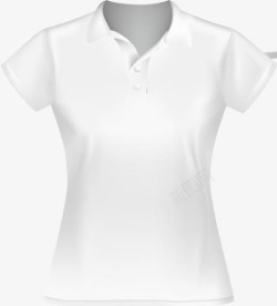 纯棉短袖女士白色T恤高清图片