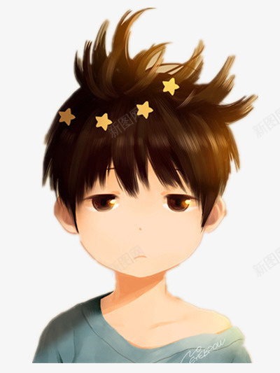 忧郁小男生png免抠素材_88icon https://88icon.com 手绘 插画 装饰