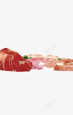 五花肉美食山素材