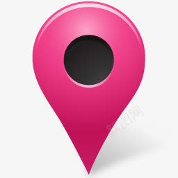粉色口袋地图标记标记以外的粉色图标图标