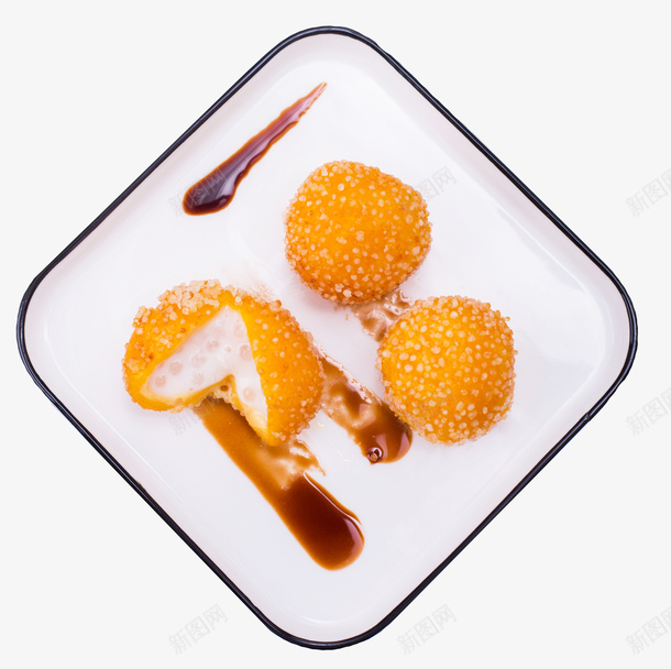 鱼子酱炸虾球png免抠素材_88icon https://88icon.com 小吃 油炸食品 虾球 鱼子酱炸虾球