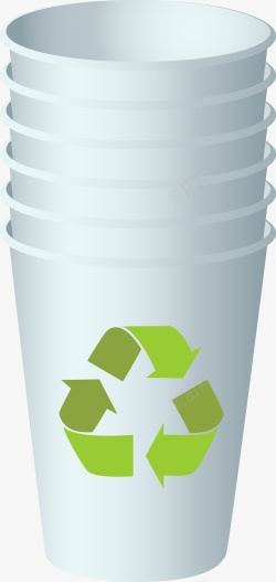 重叠的咖啡杯子素材