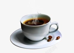 苦咖啡一杯热咖啡高清图片