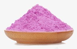 新鲜姿势紫薯粉素材