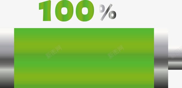 绿色能源图标100电池电量图图标图标